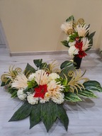 KOMPOZYCJA STROIK ŚWIĄTECZNY KOMPLET na cmentarz ZŁOTY HIT BETLEJEMSKA!