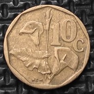 *REPUBLIKA POŁUDNIOWEJ AFRYKI*RPA [1724]*10 Centów 1994 Kwiaty Kalia