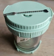 ogórki Pojemnik pudełko Słoik do ogórków z sitkiem durszlak sitko cedzak