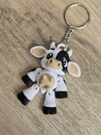 Uroczy Breloczek Krówka 3d - Brelok Druk 3D Keychain