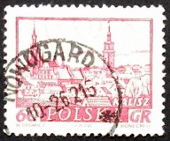 Polska > Datownik "Nowogard" z dnia 10.02.1962 r. - na znaczku Fi 1049