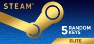 Steam 5 Random Elite Key (PC) - 5 Kluczy Steam Losowych Globalny
