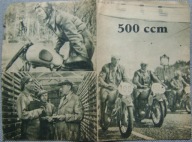 MOTOCYKL 500 CCM -film prod.czeskiej -program kinowy -lata 50-te