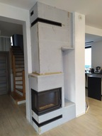 Zarzewie Vinkiel Slim ECO Kominek Kompletny Wkład + Obudowa Budowa Krzemian