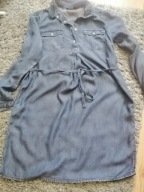 Esmara sukienka jeansowa pasek kieszonki roz40