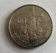 moneta Kanada 1 dolar 1984 450 rocznica - Odkrycie Półwyspu Gaspe