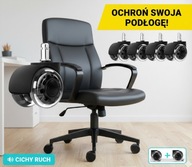 Kółka kauczukowe do fotela gamingowego biurowego Hell;s Chair 5 szt. 11mm