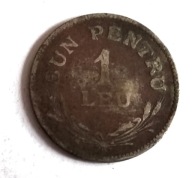 moneta Rumunia 1 lei 1924