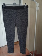 spodnie materiałowe treggins wzorek 40 proste