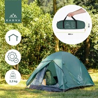 Namiot 2-osobowy KADVA Festa 2 Wodoodporny na Biwak Festiwal Ryby LEKKI