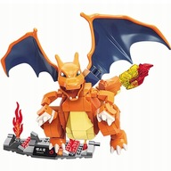 DUŻY ZESTAW KLOCKÓW CHARIZARD - Figurka do Złożenia