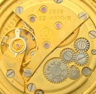 1960 POLJOT de LUXE zegarek GÓRNICZY Antyk PRL jak Błonie USSR Au20 ZŁOCONY