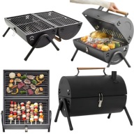 MAŁY GRILL WĘGLOWY OGRODOWY TURYSTYCZNY PRZENOŚNY BECZUŁKA PALENISKO MINI