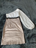 Śliczna, elegancka sukienka na wesele, zabawę r.40