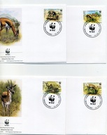 A45287)WWF-FDC Ssaki: Somalia 436 - 439