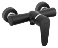 Bateria prysznicowa Ferro Algeo czarny