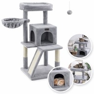 DRAPAK WIELOPOZIOMOWY Z ZABAWKĄ DLA KOTA LEGOWISKO SŁUPEK 96CM