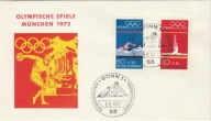 Olimpiada Monachium1972 - FDC NRF