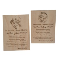 KARTKA KOMUNIJA z imieniem dziecka PAMIĄTKA I KOMUNII ŚWIĘTEJ grawer !