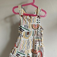 Bawełniany kombinezon dziewczęcy 116 retro wzorek (515)