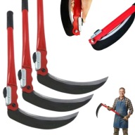 ZESTAW 3X KOSA OGRODNICZA SKŁADANA RĘCZNA DO TRAWNIKA DO PODCINANIA 19 CM