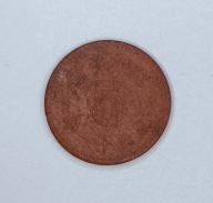 CHINY - MANDŻUKUO - 5 fen 1944 - włókno