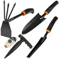 ZESTAW NARZĘDZI OGRODOWYCH BRADAS 4W1 ŁOPATKA MOTYCZKA PIKOWNIK WYCINAK PRO