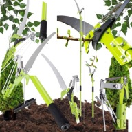 Piła z Sekatorem na Teleskopowym Trzonku 142–287 cm, Ostrze 29 cm do Gałęzi