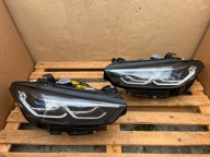 BMW M8 F91 F92 F93 Laser BLACK Lampa maska pas zderzak BMW 8 G14 G15 G16