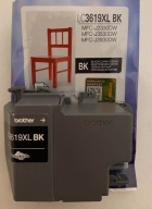 BROTHER WKŁAD TUSZ LC3619XL-B BLACK ORYGINAŁ PUSTY
