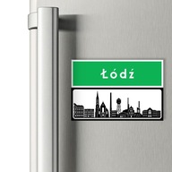 MAGNES TURYSTYCZNY Z PANORAMĄ ŁÓDŹ – PAMIĄTKA NA LODÓWKĘ