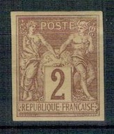 Francja Kolonie francuskie 1878 Znaczek 37 * Hermes alegorie