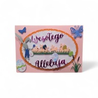 Kartka Wielkanocna, świąteczna, ręcznie robiona, kartka handmade, + koperta