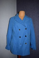 * W * KURTKA CIENKA PRZEJŚCIOWA PRAWIE NOWA NIEBIESKA_48/50