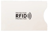 Etui antykradzieżowe RFID na kartę sztywne białe