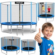 TRAMPOLINA DLA DZIECI OGRODOWA DO SKAKANIA 6FT 183 CM DRABINKA NEO SPORT