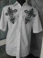 ROUTE SIXTY koszula męska ,super nadruk R S/M