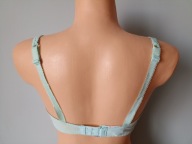 Śliczny biustonosz matkowy miętowy M & S 08543 EUR 80D UK 36D