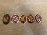 Miedziane foremki do powieszenia oraz pieczenia