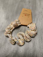 Gumka do włosów scrunchie szydełko rękodzieło