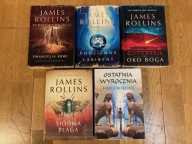 James Rollins 5 KSIĄŻEK! Podziemny labirynt Oko Boga Ewangelia krwi ...