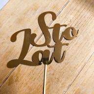 TOPPER NA TORT STO LAT DEKORACJA