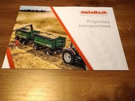 Metaltech przyczepy transportowe program przyczepa j.Polski prospekt folder