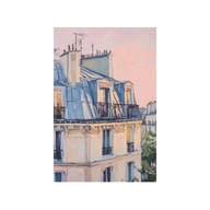 Plakat „Parisian Rooftops” – Minimalistyczny Plakat Artystyczny