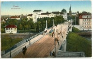 Poznań Most Teatralny - Posen Theaterbrucke 1916 - z1a