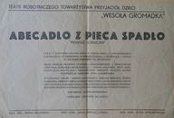 Program Teatr R. T. P. D. Wesoła gromadka Kraków