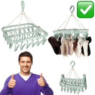 SUSZARKA NA PRANIE BIELIZNĘ SUFITOWA BALKONOWA ZEWNĘTRZNA OGRODOWA 32x32 cm