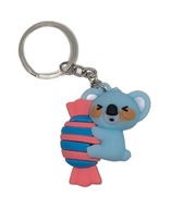 Brelok miś koala niebieski cukierek ozdoba do kluczy plecaka torby prezent