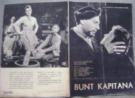 BUNT KAPITANA -film prod. CSRR -program kinowy -lata 50-te