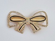 SPINKA WSUWKA DO WŁOSÓW CYRKONIE EMALIA KOKARDA